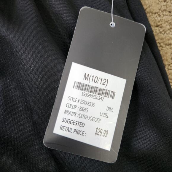 New NBA Basketball Shorts Boys Kids Medium 10-12 Black Athletic Shorts Kids - Picture 3 of 4